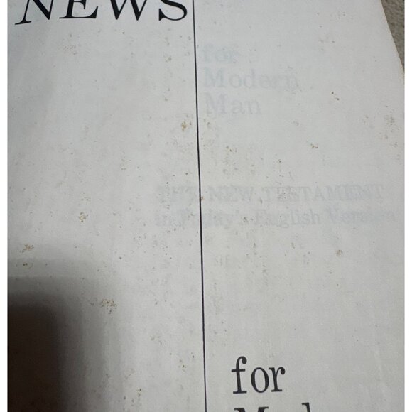 Good News For Modern Man New Testament Todays English Version Paperback 1966 LP - Picture 9 of 9